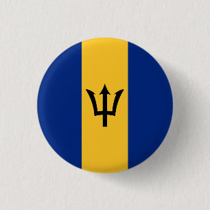 Flag of Barbados Button