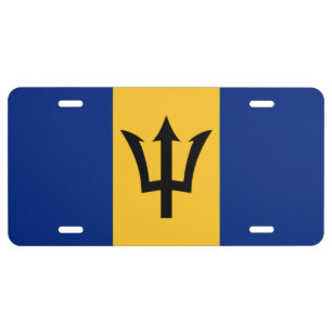Flag of Barbados License Plate