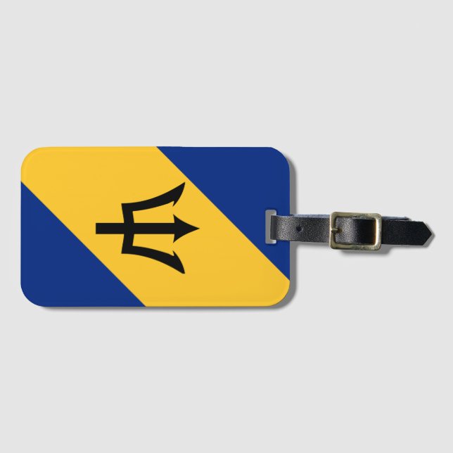 Flag of Barbados Luggage Tag (Front Horizontal)