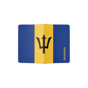 Flag of Barbados Passport Holder