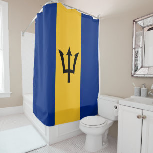 Flag of Barbados Shower Curtain