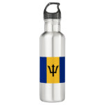 Flag Of Barbados Stainless Steel Water Bottle at Zazzle