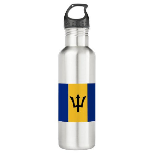 Flag of Barbados Stainless Steel Water Bottle