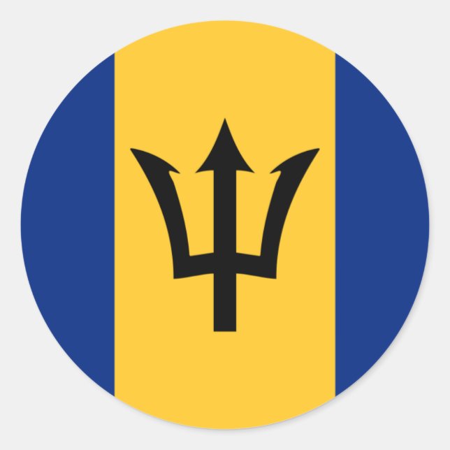 Flag of Barbados Sticker (Front)