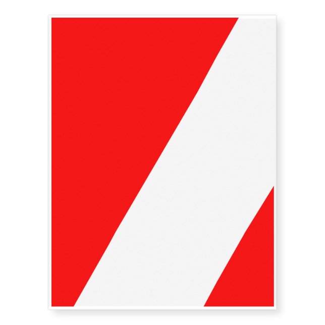 Flag of Barotseland Temporary Tattoos (Front)