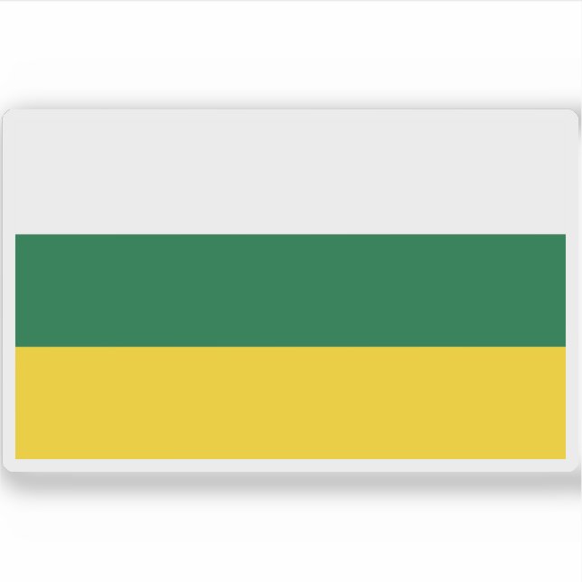 Flag of Barranquitas, Puerto Rico Sticker (Front)