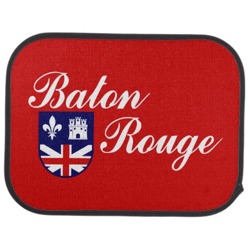 Flag of Baton Rouge Louisiana Car Mat