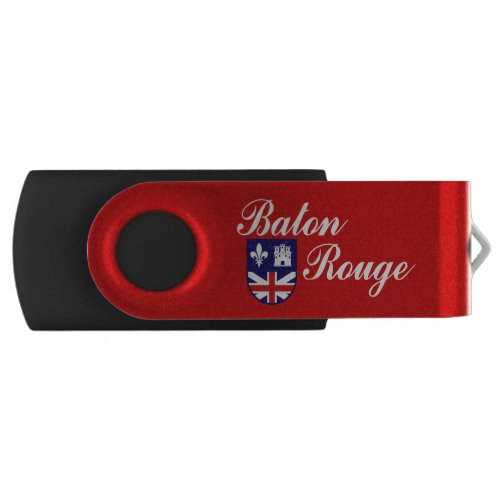 Flag of Baton Rouge Louisiana Flash Drive