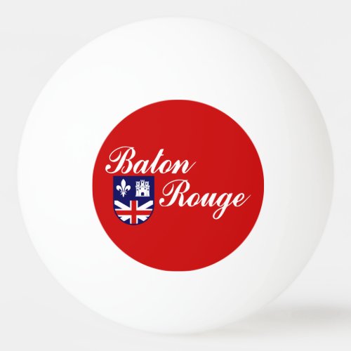 Flag of Baton Rouge Louisiana Ping_Pong Ball