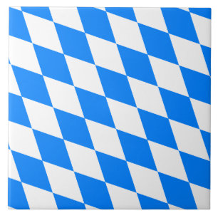 Flag of Bavaria Ceramic Tile