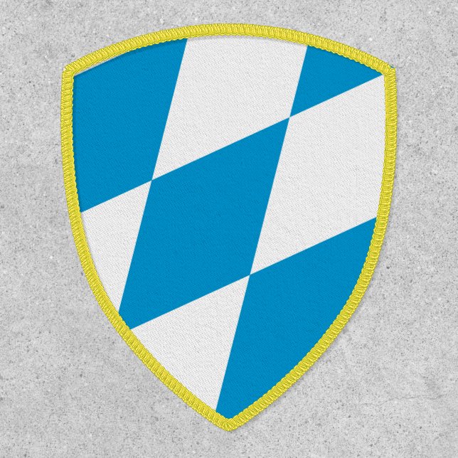 Flag of Bavaria, GERMANY Patch (Front)