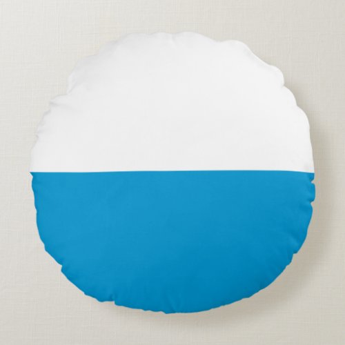 Flag of Bavaria Round Pillow