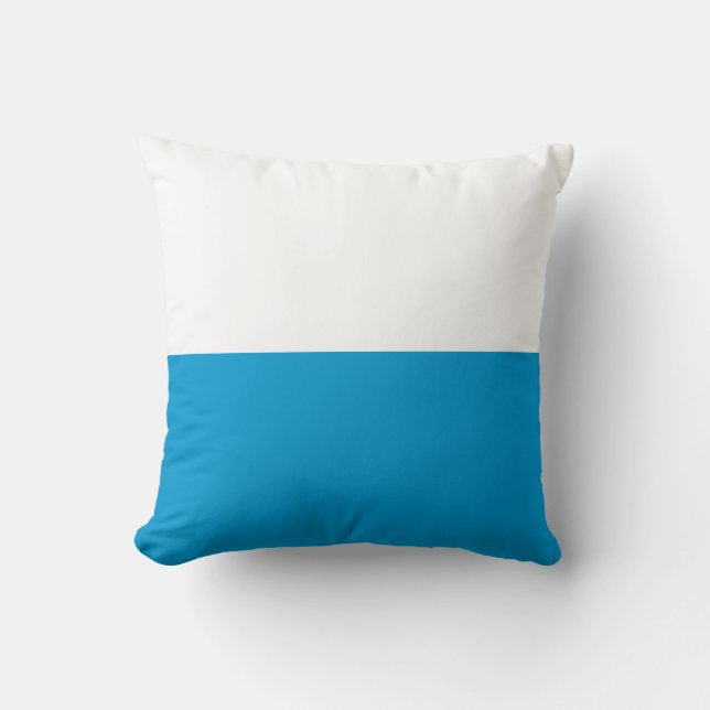 Flag of Bavaria Throw Pillow (Front)