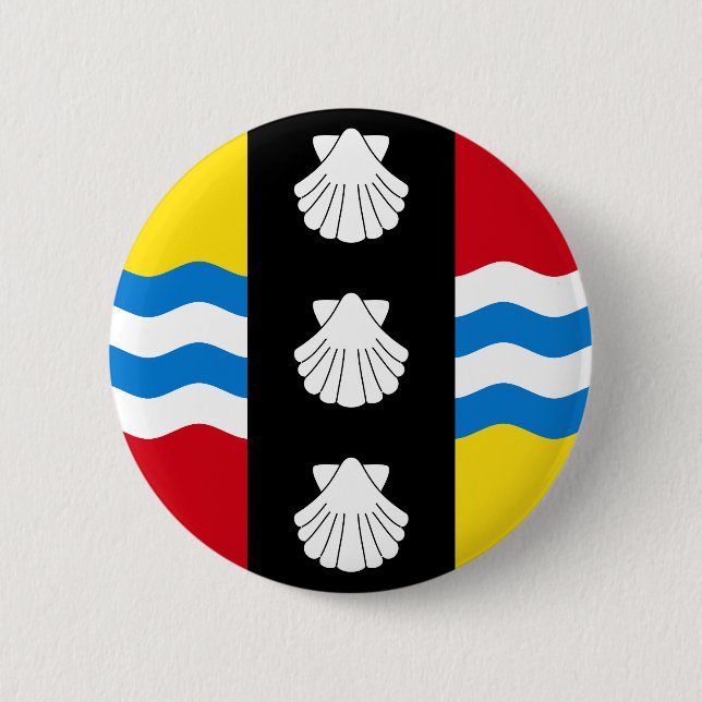 Flag of Bedfordshire Button (Front)