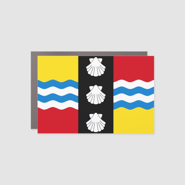 Flag of Bedfordshire Car Magnet (Front)