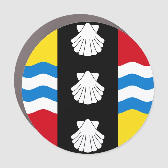 Flag of Bedfordshire Car Magnet (Front)