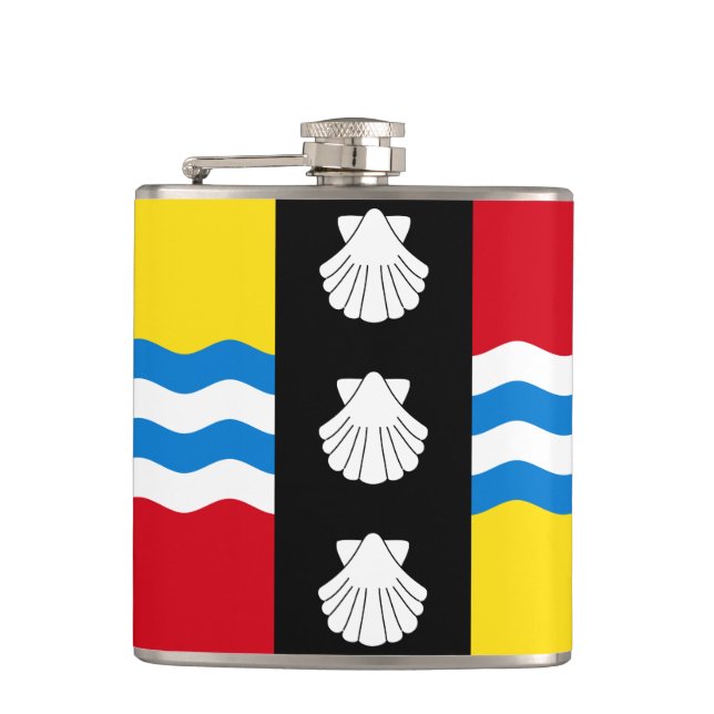 Flag of Bedfordshire Flask (Front)
