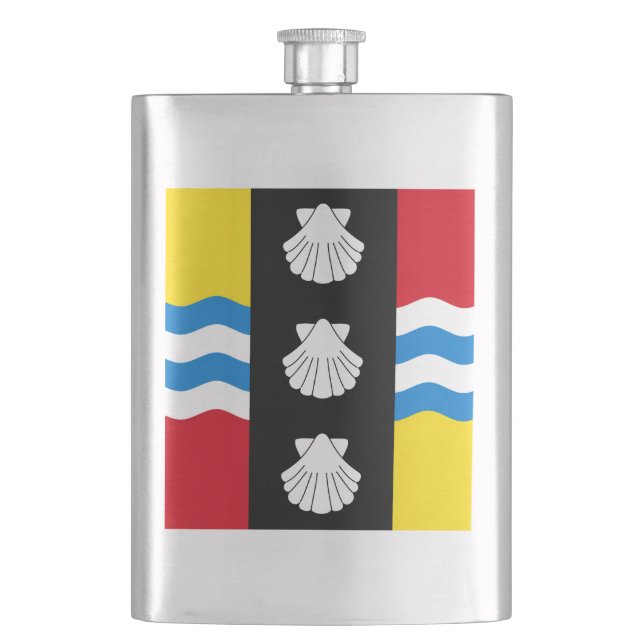 Flag of Bedfordshire Flask (Front)