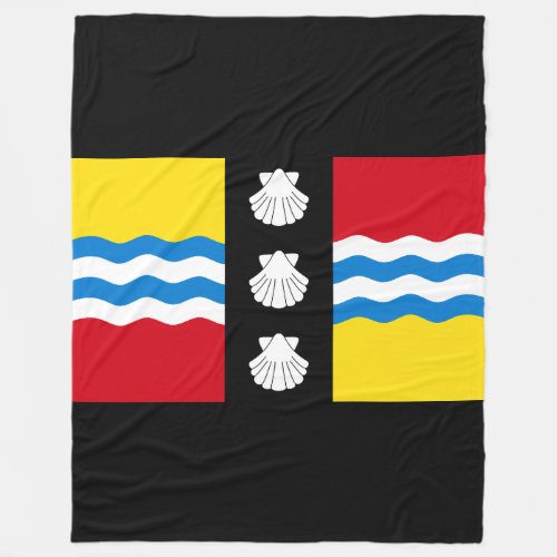 Flag of Bedfordshire Fleece Blanket