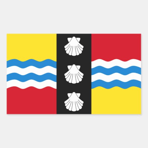 Flag of Bedfordshire Rectangular Sticker