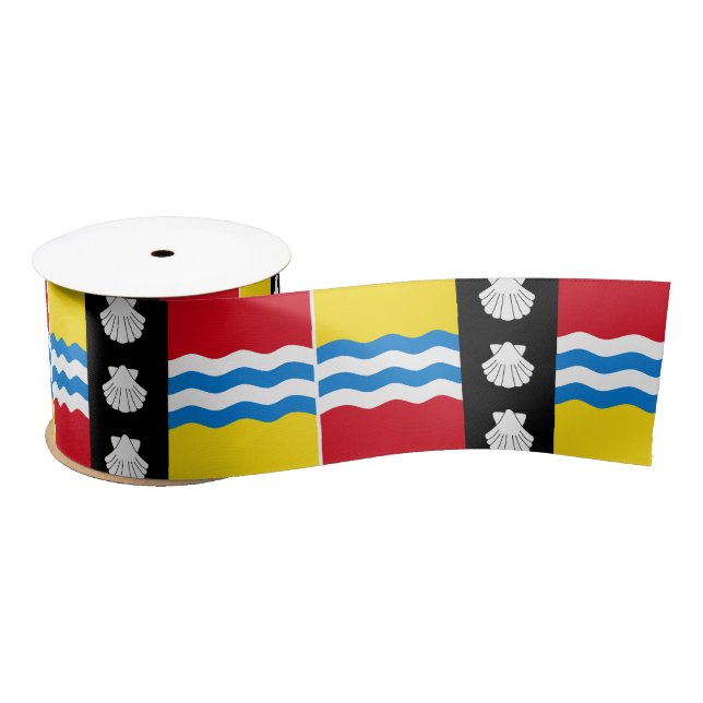 Flag of Bedfordshire Satin Ribbon (Spool)