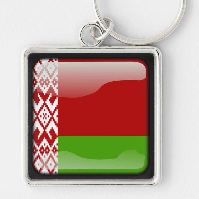 Flag of Belarus Keychain (Front)