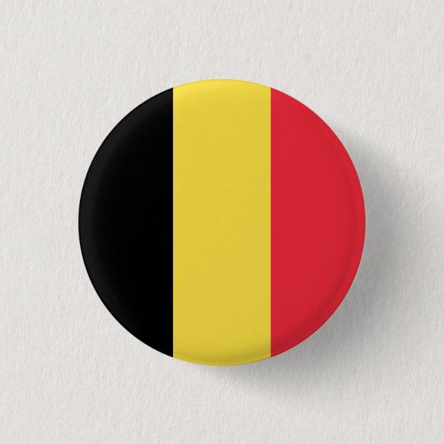 Flag of Belgium Button (Front)