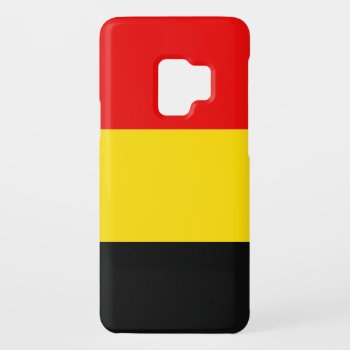 Flag Of Belgium Case-mate Samsung Galaxy S9 Case by pjwuebker at Zazzle