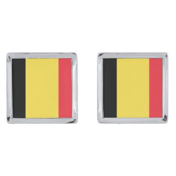 Flag Of Belgium Cufflinks by kfleming1986 at Zazzle