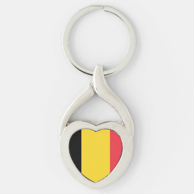 Flag of Belgium Keychain (Front)