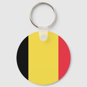 Flag Of Belgium Keychain by kfleming1986 at Zazzle