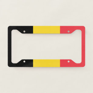 Flag of Belgium License Plate Frame