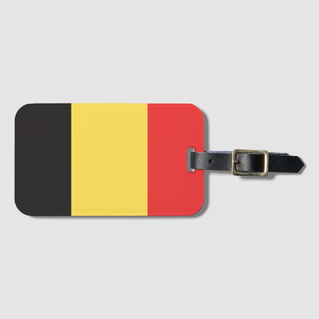 Flag of Belgium Luggage Tag (Front Horizontal)