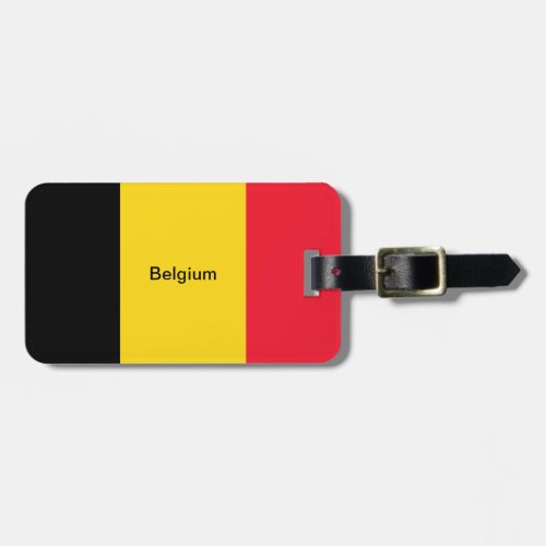 Flag of Belgium Luggage Tag