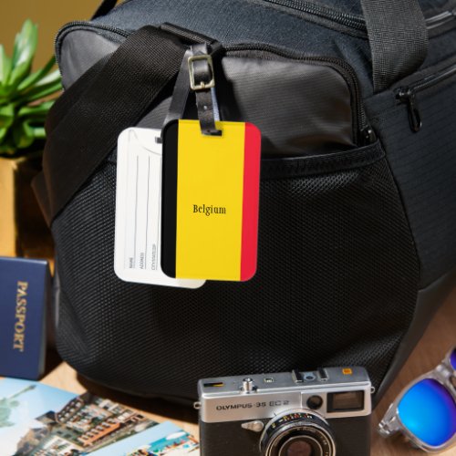 Flag of Belgium Luggage Tag