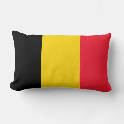 Flag of Belgium Lumbar Pillow