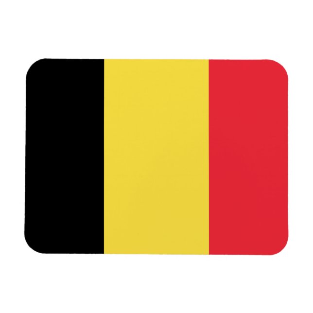 Flag of Belgium Magnet (Horizontal)
