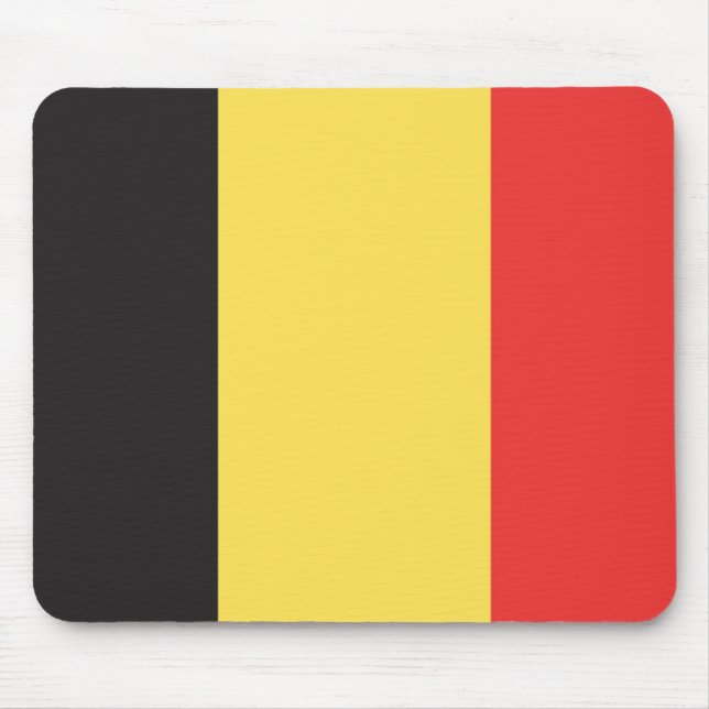 Flag of Belgium Mouse Pad (Front)