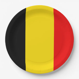 Flag of Belgium Paper Plates