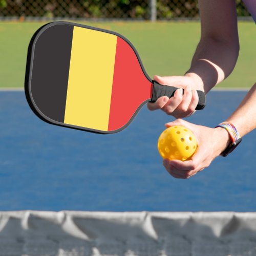 Flag of Belgium Pickleball Paddle