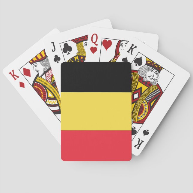 Flag of Belgium Poker Cards (Back)
