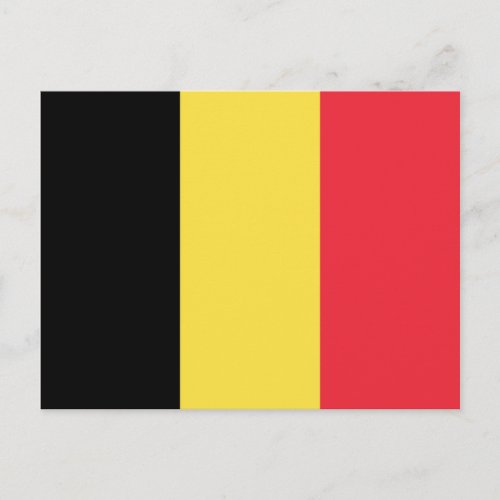 Flag of Belgium Postcard