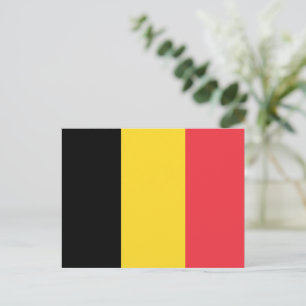 Flag of Belgium Postcard