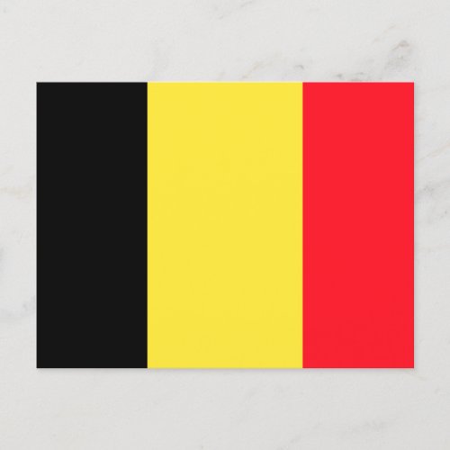 Flag of Belgium Postcard