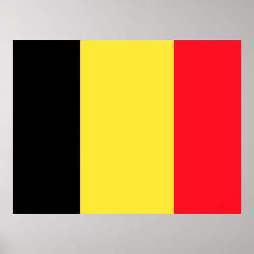 Flag of Belgium Poster
