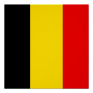 Flag of Belgium Poster