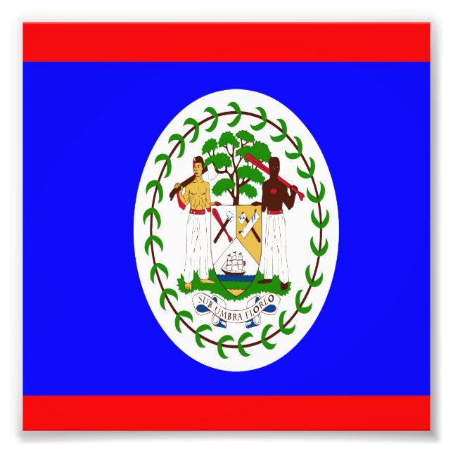 Flag of Belize Photo Print (Front)