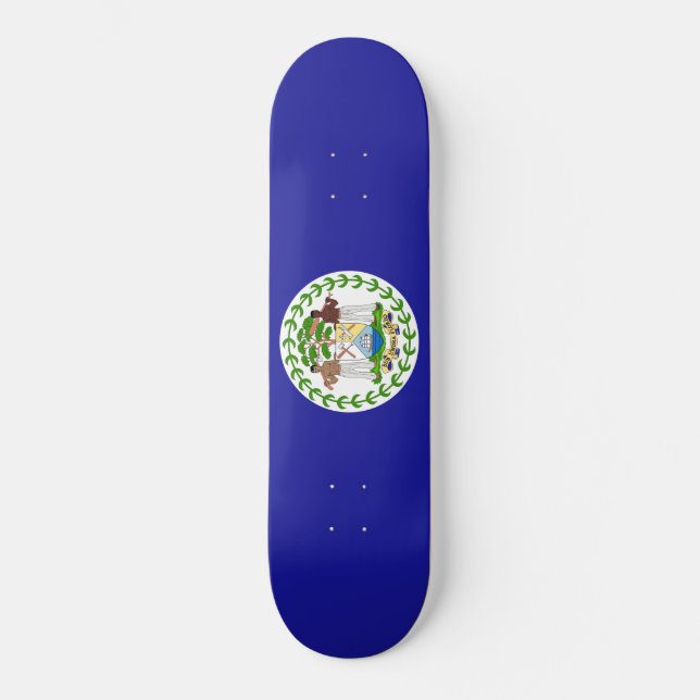 Flag of Belize Skateboard (Front)