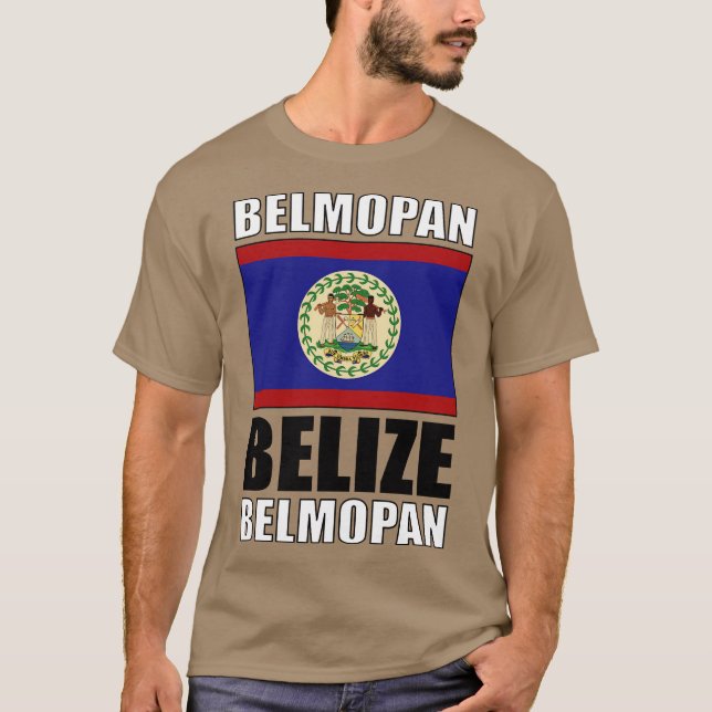 Flag of Belize T-Shirt (Front)