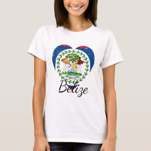 Flag of Belize. T-Shirt